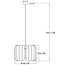 Suspension en feutre PET, bleu marine - Benthe