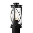 Lampadaire extérieur noir rustique Lucia - 60 cm