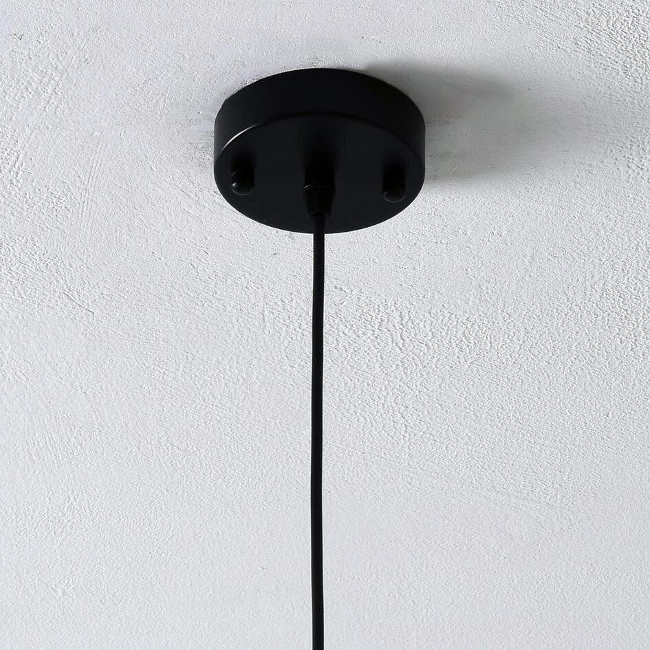 Lampe suspendue à 1 lumière Trinidad avec verre transparent - variante 3