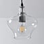 Suspension Trinidad en verre transparent - globe moyen