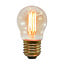 Kit guirlande guinguette, ampoules 2,5W/4,5W Ø45 mm verre ambré, dimmables