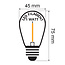 Kit de guirlande avec lampes à filament en verre clair de 1 watt : variateur en option