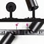 Kit rail monophasé de 1,5 mètre et spots Jill, noir