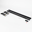 Kit rail monophasé de 1,5 mètre et spots Jill, noir