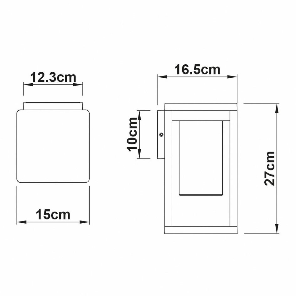Applique d'extérieur en aspect bois - Pancha