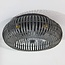 Ventilateur de plafond été/hiver en bambou noir - Paco