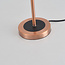 Lampe de table industrielle Ruby, cuivre et noir mat