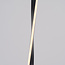 Lampadaire torsadé Locke en noir