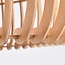 Suspension moderne en bois Itami - abat-jour à barreaux