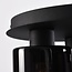 Plafonnier noir Lyo en verre fumé avec dégradé, 3 lumières