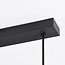 Lampe suspendue industrielle noire en rotin - Hira