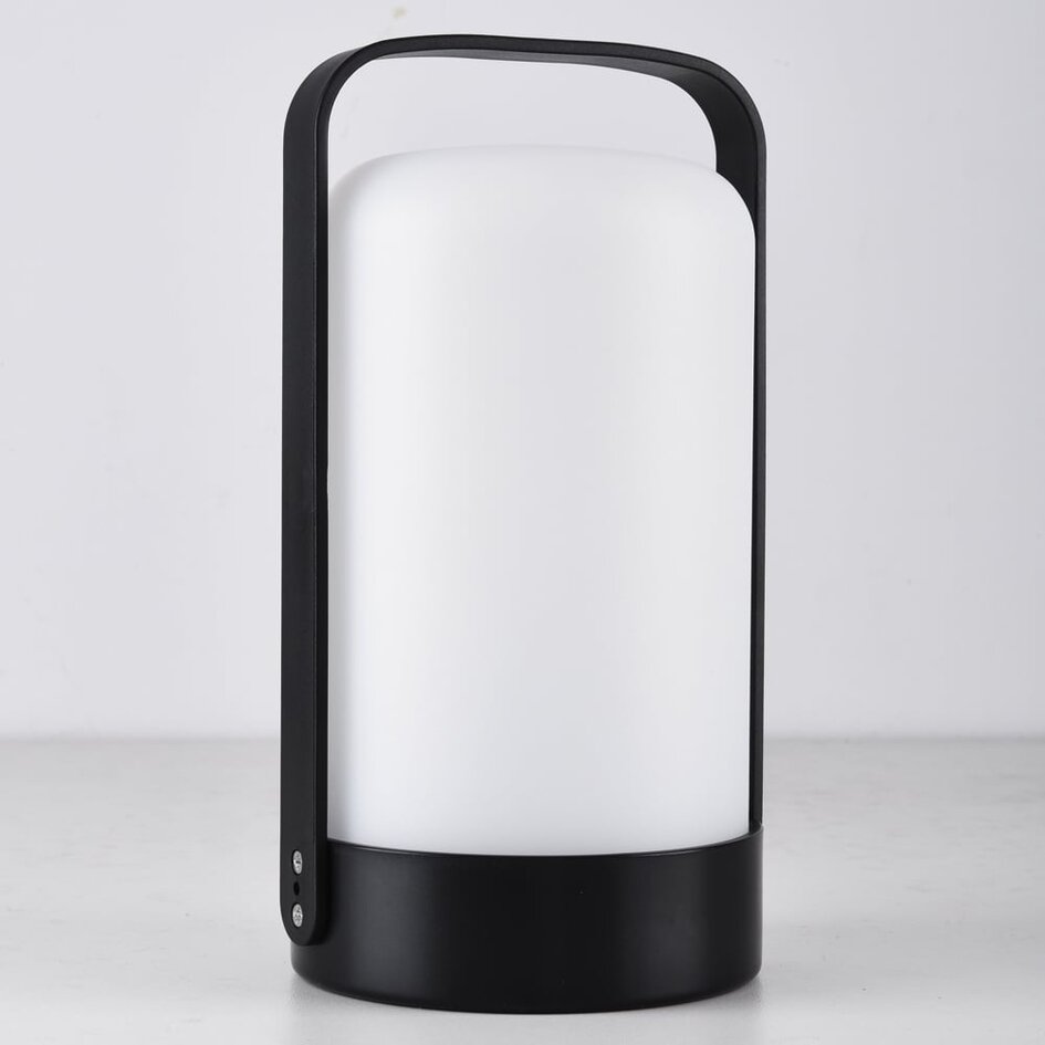 Lampe à poser rechargeable Sal blanche - intensité variable RGB