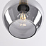 Suspension Ischa en verre fumé en forme de pomme - doré