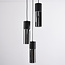 Lampe suspendue moderne à 3 lumières avec verre fumé - Ela