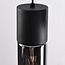 Lampe suspendue moderne à 3 lumières avec verre fumé - Ela