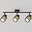 Plafonnier moderne avec verre blanc laiteux et design en nid d'abeille - Buche