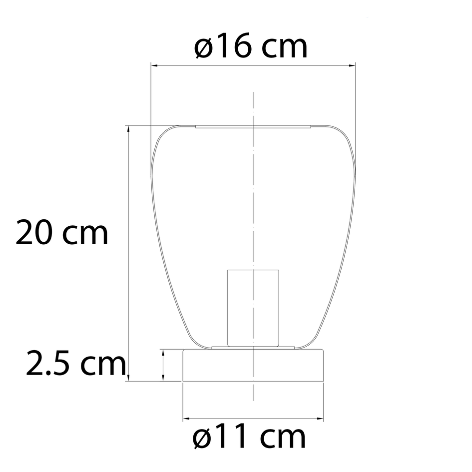 Lampe de table industrielle noire avec construction en métal - Prison