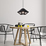 Lampe à suspension moderne Aiva - noire