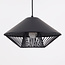 Lampe à suspension moderne Aiva - noire