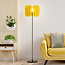 Lampadaire Lenthe - feutre PET jaune