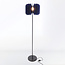 Lampadaire en feutre PET, bleu marine - Lenthe