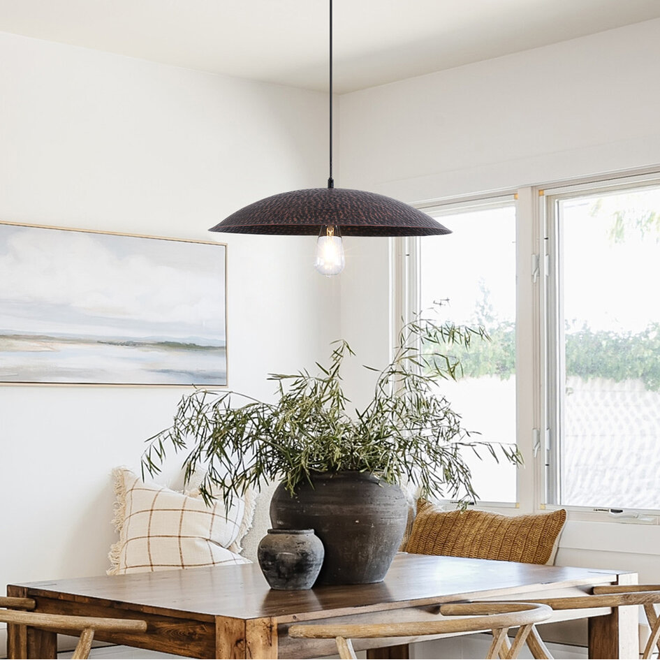 Suspension industrielle Yumi - teinte antique