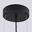 Suspension Milani à intensité variable - noir avec abat-jour ouvert