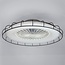 Ventilateur de plafond Cakir LED avec abat-jour en métal - couleur réglable