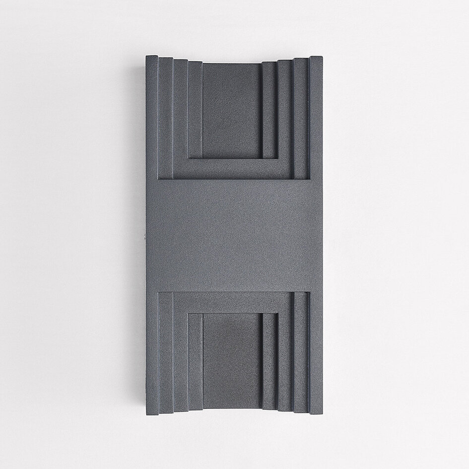 Applique murale extérieure Benjamin - anthracite avec LED intégrée