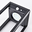 Lampe d'extérieur solaire sur pied Marcello à détecteur - noir