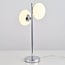 Lampe à poser Kroom 2 lumières avec verre opalin