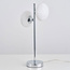 Lampe à poser Kroom 2 lumières avec verre opalin