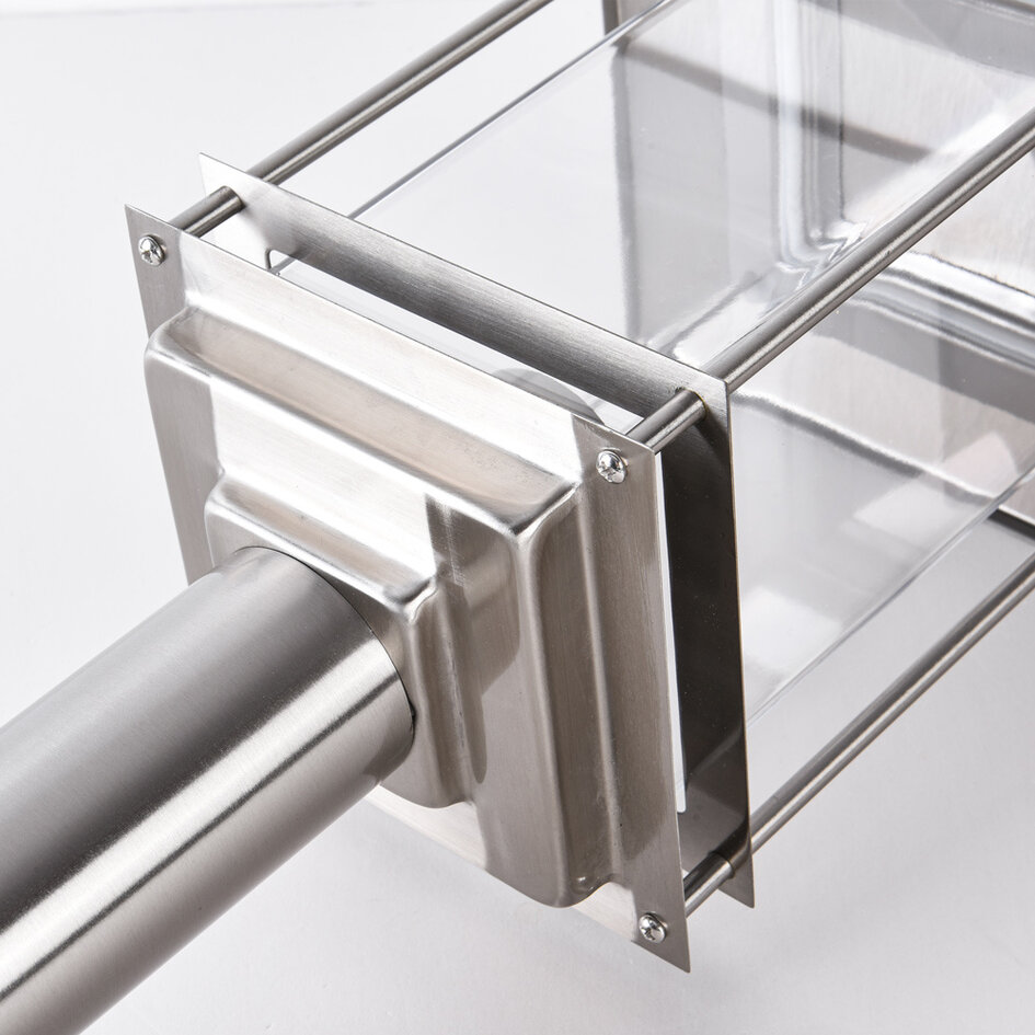 Lampe extérieur classique Rocco en acier inoxydable, 45 cm