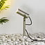 Spot de jardin Emilio en acier inoxydable, 31 cm