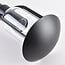 Lampe d'extérieur sur pied Alessandro en acier inoxydable noir - 80 cm