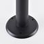 Lampe d'extérieur sur pied Alessandro en acier inoxydable noir - 80 cm