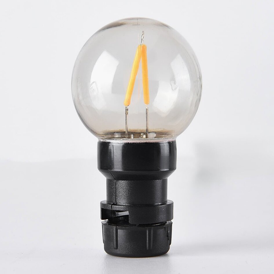 Ampoule à piquer - 2W dimmable, filament triangulaire
