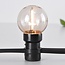 Guirlande guinguette extérieure avec ampoules LED filament design 1 W – dimmable en option