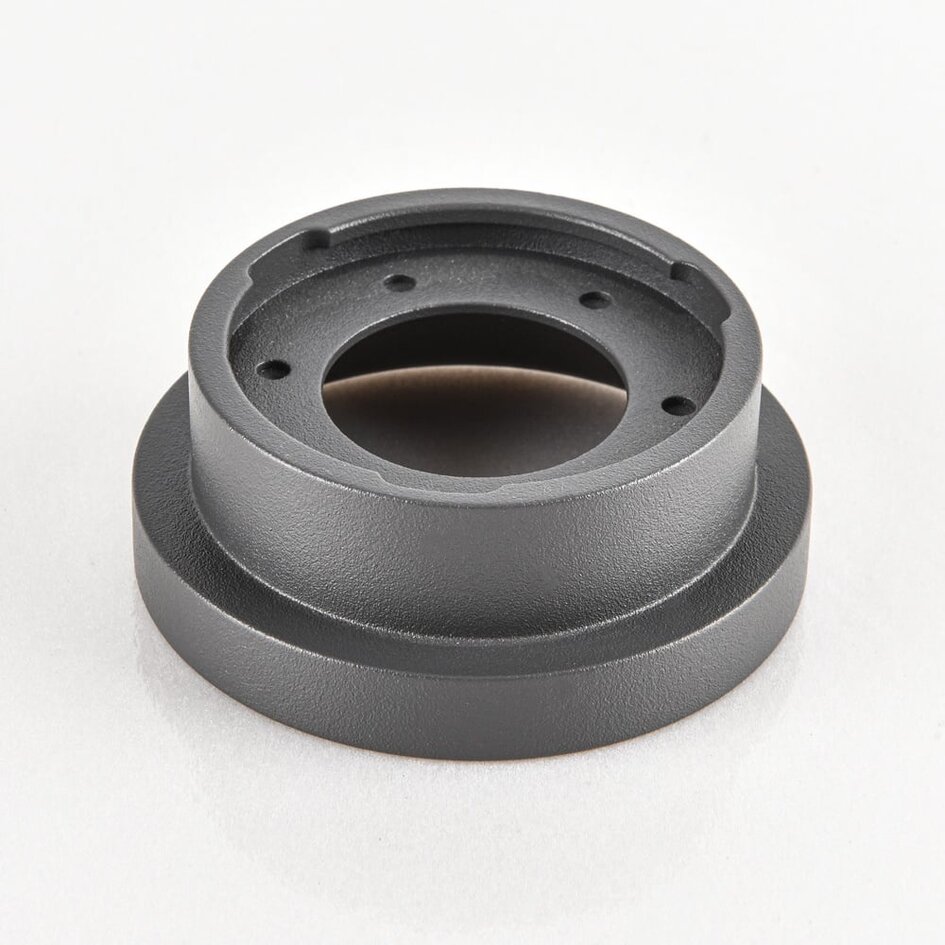 Spot encastrable Meya 9W avec anneau format 1 - gris foncé
