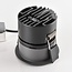 Spot encastrable Meya 9W avec anneau format 2 - gris foncé