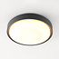 Plafonnier extérieur Landon - noir avec LED intégrée