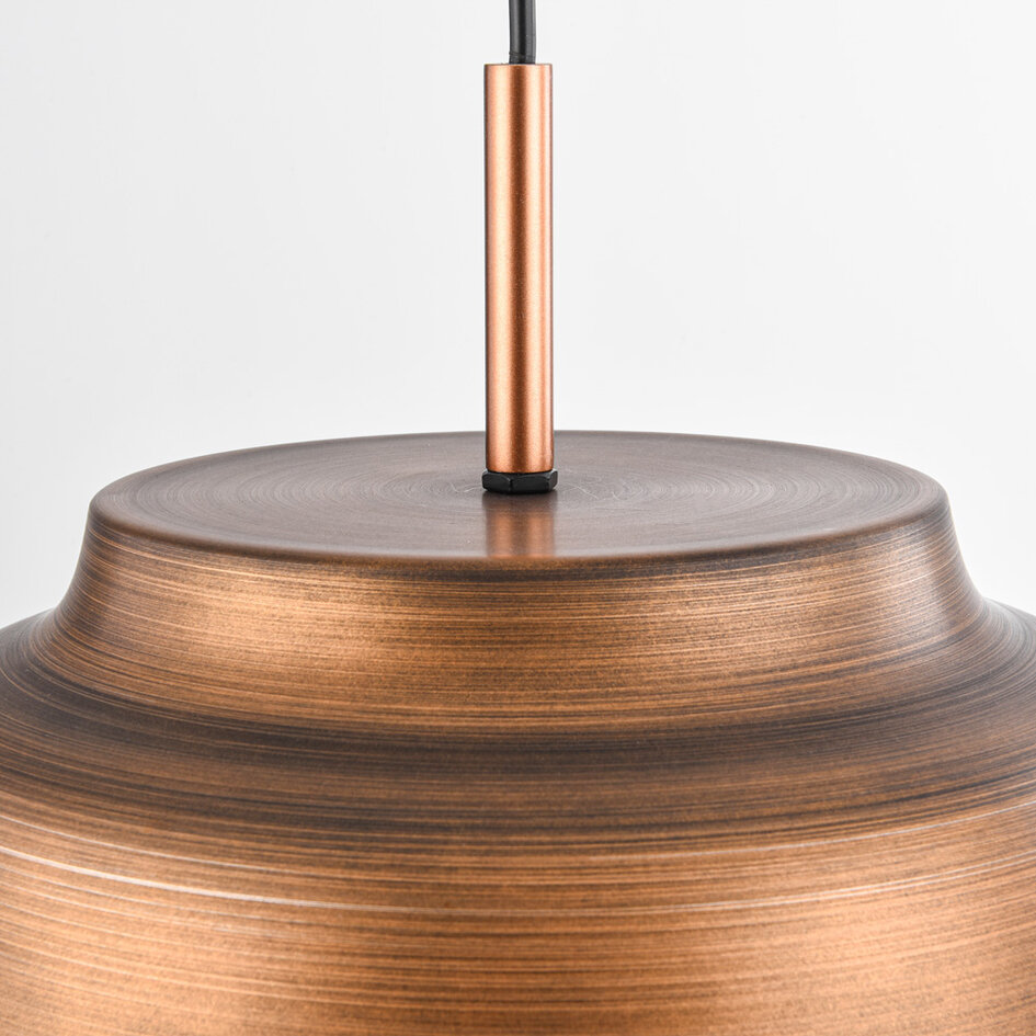 Lampe suspendue rurale en bois naturel - New York