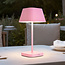 Lampe de table rechargeable et dimmable - rose mat