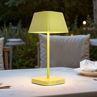 Lampe de table rechargeable et dimmable Morris - vert mat