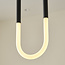 Lampe suspendue design Rohr - noir
