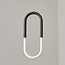 Suspension design Rohr - noir avec LED intégrée
