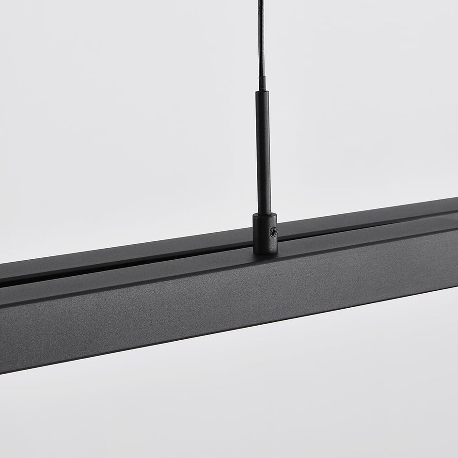 Suspension design noire, dimmable à 3 niveaux - Leia
