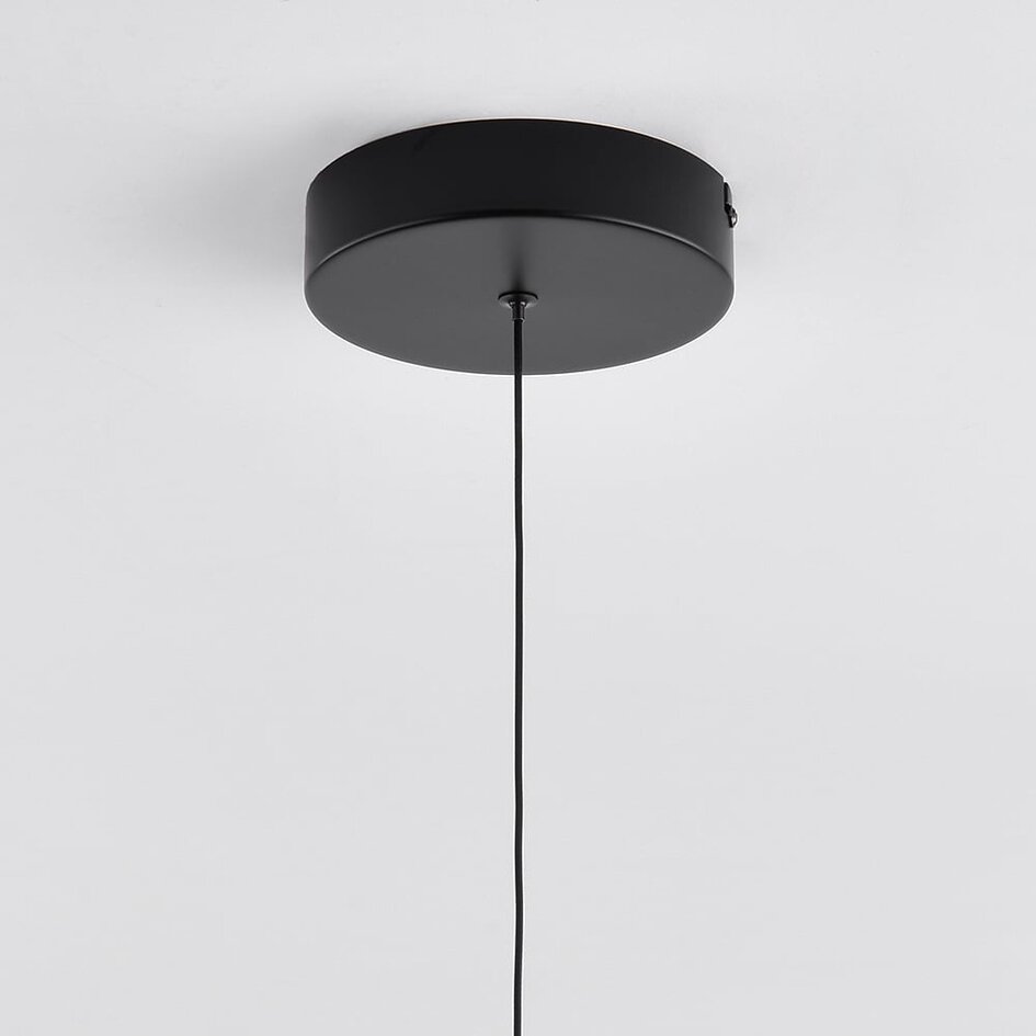 Lampe suspendue noire Kato avec gradation à 3 niveaux