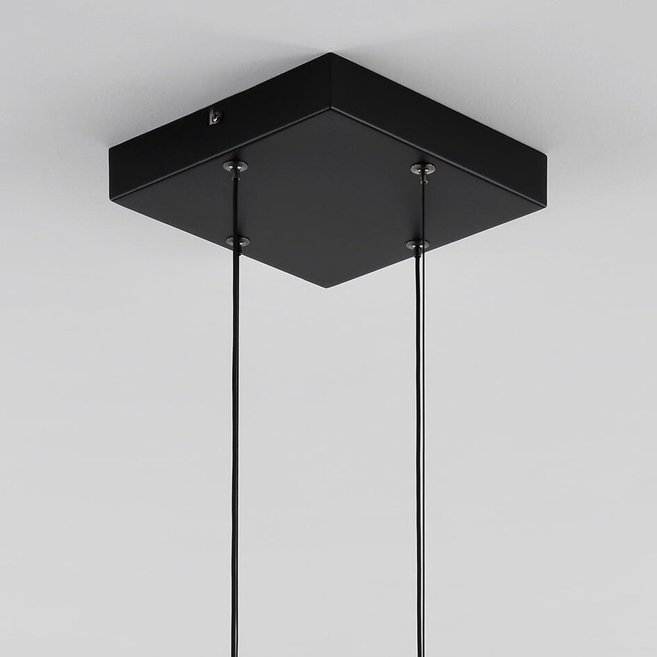 Suspension moderne Carre avec LED à 3 niveaux de gradation