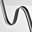 Suspension Linea ondulée - noire avec LED à intensité variable sur 3 niveaux
